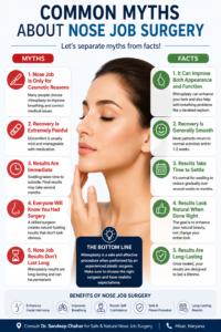 common myths about nose job surgery